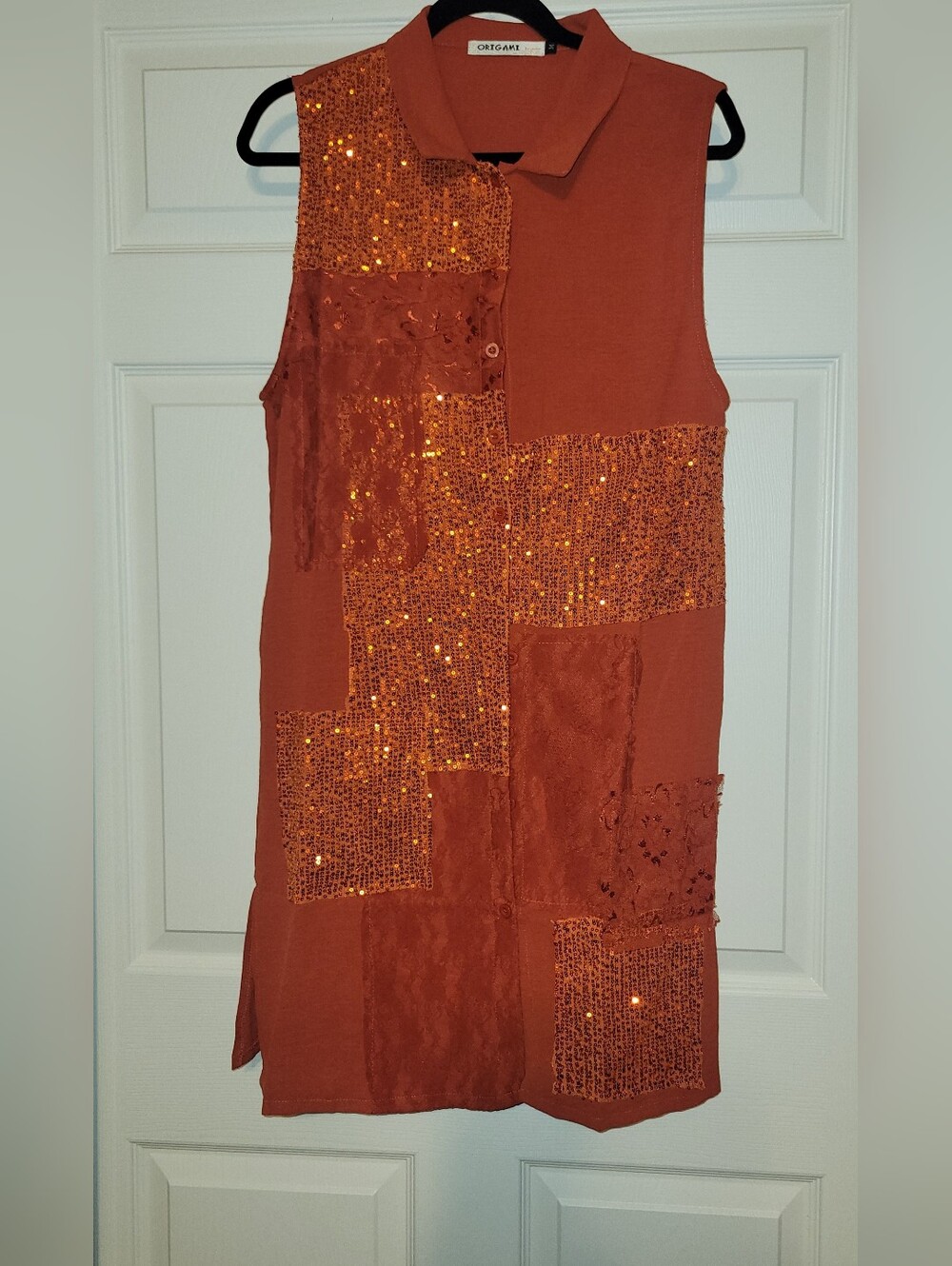 NIP Origami Button Down Tunic Dres